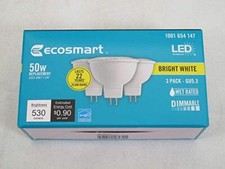 Ecosmart bright white 50 w LED dimmable 3-pack
