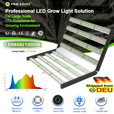 1000W 640W Pro LED Vollspektrum Gewerbliche Pflanzenlampe Dimmbar Indoor Plants