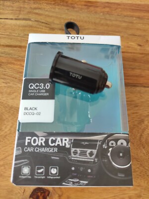 TOTU QUICK CHARGE 3.0 USB AUTO LADEGERÄT IPHONE XS SAMSUNG XIAOMI MINI KFZ