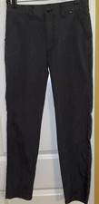 VANS Boys Athletic/Dress Size 14 28/28 Charcoal gray Pants. EUC