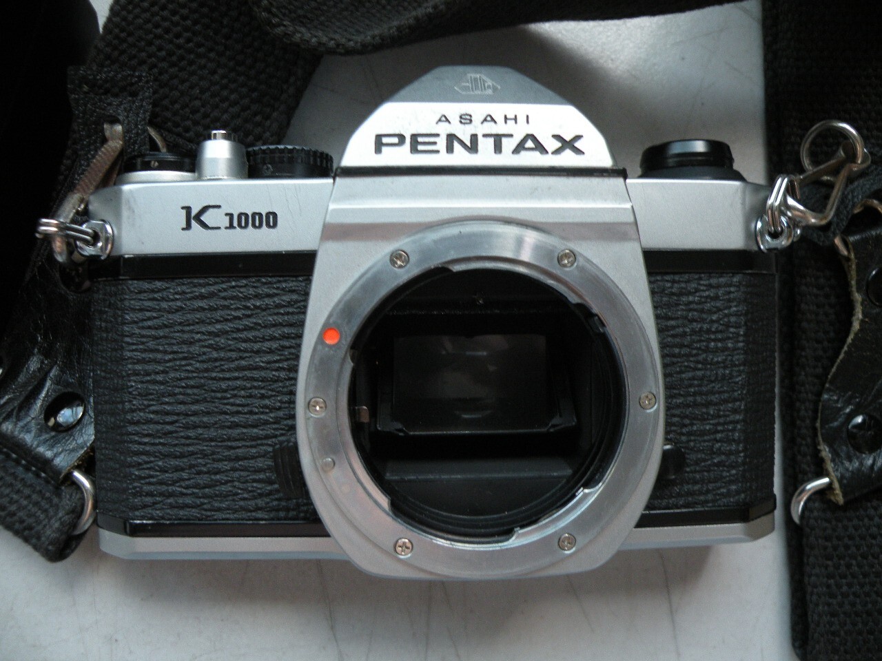 Pentax Asahi K1000 35mm SLR Camera Kit w/ JC Penney Lens Made in Japan