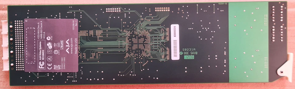 AJA RD10MD2 Dual HD Downconverter 10-bit HD-SDI to SD-SDI R-series Card Module - Image 2 of 4