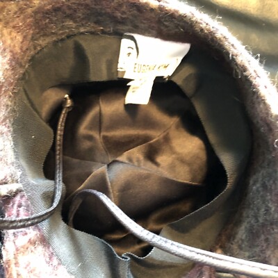 New EUGENIA KIM Owen LEATHER-Trimmed multi color TRAPPER Hat  display picture 3