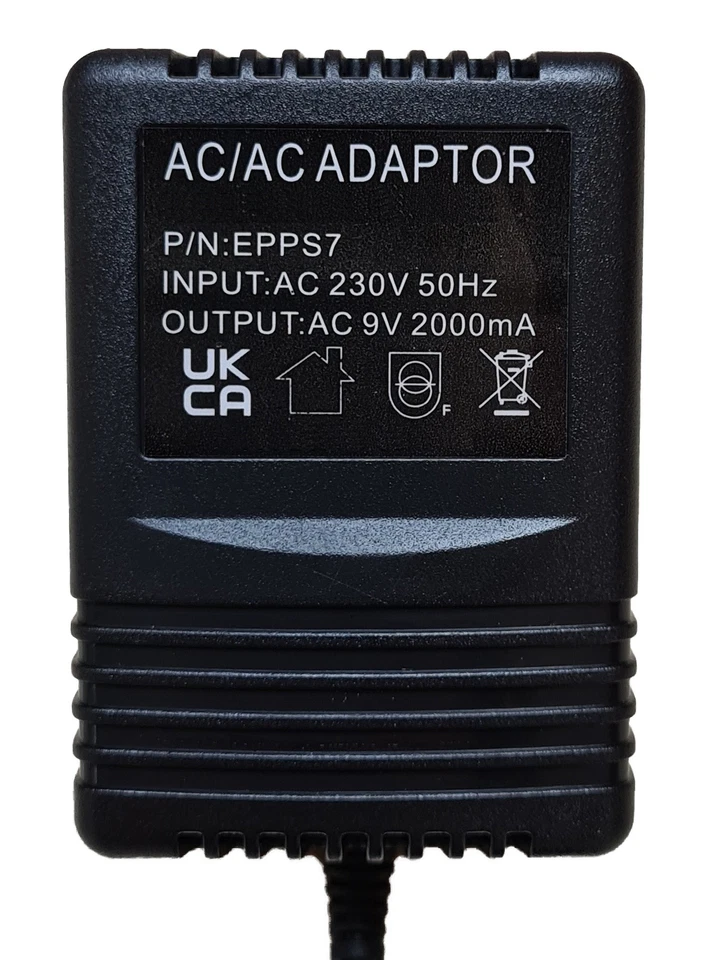BEHRINGER BEAT800 POWER SUPPLY (2 METER) ADAPTER AC 9V - Image 2 of 3