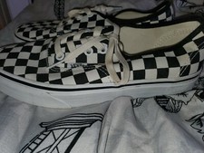 Black and white checkered vans
