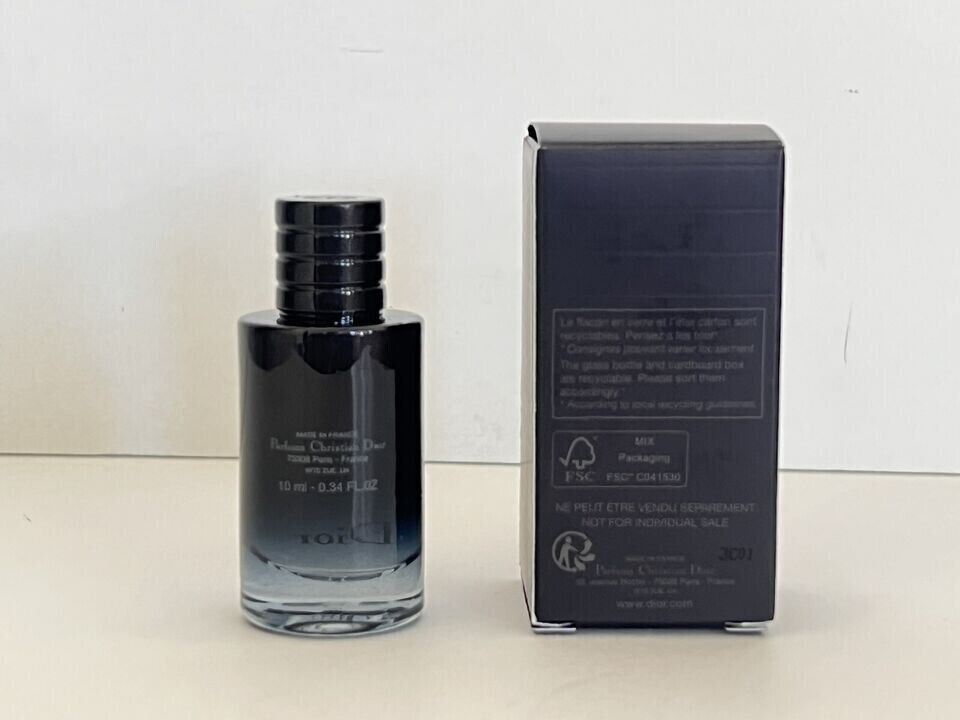 DIOR Sauvage PARFUM Travel Size Splash Mini Bottle 0.34 oz DIOR Sauvage PARFUM Travel Size Splash Mini Bottle 0.34 oz