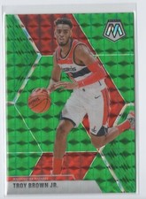19-20 Mosaic Green #162 Troy Brown Jr. Base Wizards