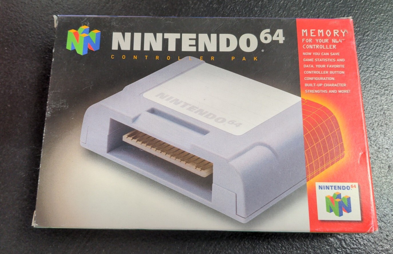 Nintendo 64 Controller Pak Memory In Box With Stickers Niagamas