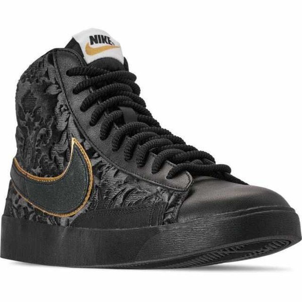 Nike Blazer Mid Black Metallic Gold for 
