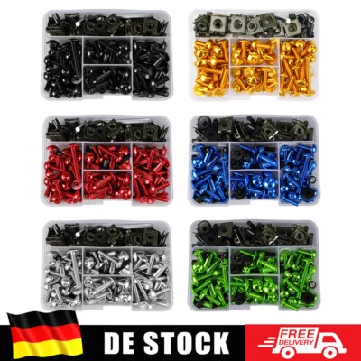 Komplette Verkleidungsschrauben Alu für Kawasaki Ninja ZX10R ZX12R ZX6R ZX7 ZX9R