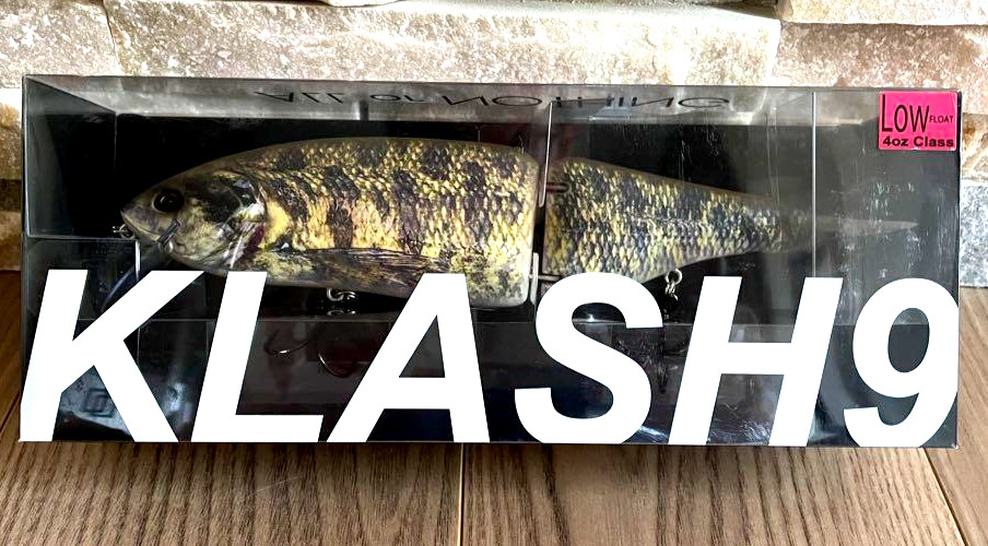 DRT KLASH9 DRT TIGER Color 4oz Big Swimbait Low Float - Image 1