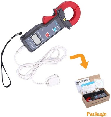 Clamp Leakage Current Meter AC Current Measurement Meter with RS232 Interface  