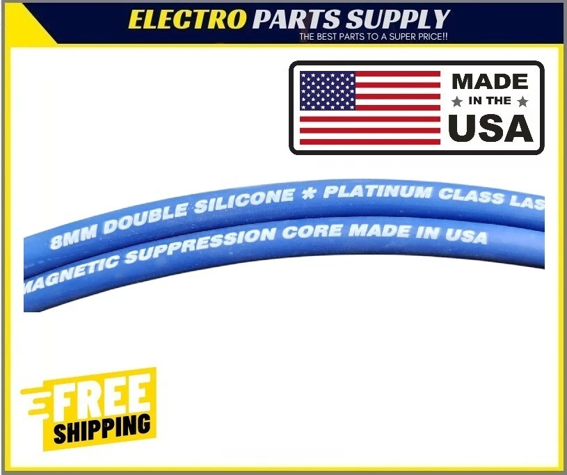 Nuevo Juego de cables de bujía para Mazda RX-7 RX-2 RX-3 RX-4 R100 Hecho en EE. UU. Foto 2 de 2