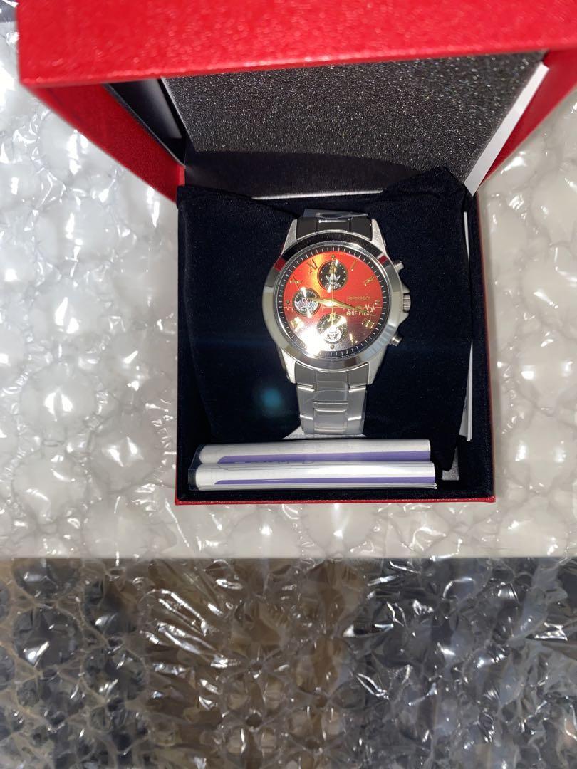 Seiko 7T92-HCR0 Limited Edition ONE PIECE FILM RED 10Bar Quartz