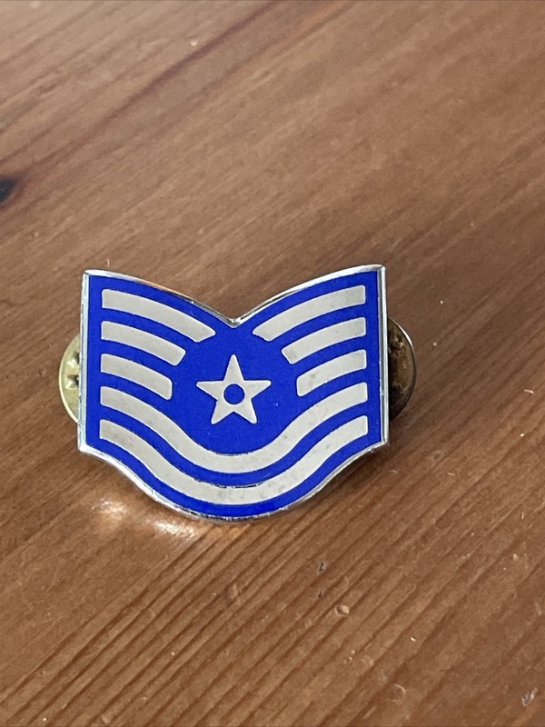 Vintage United States of America Army Master Sargent E7, Made in U.S.A. Pin I21