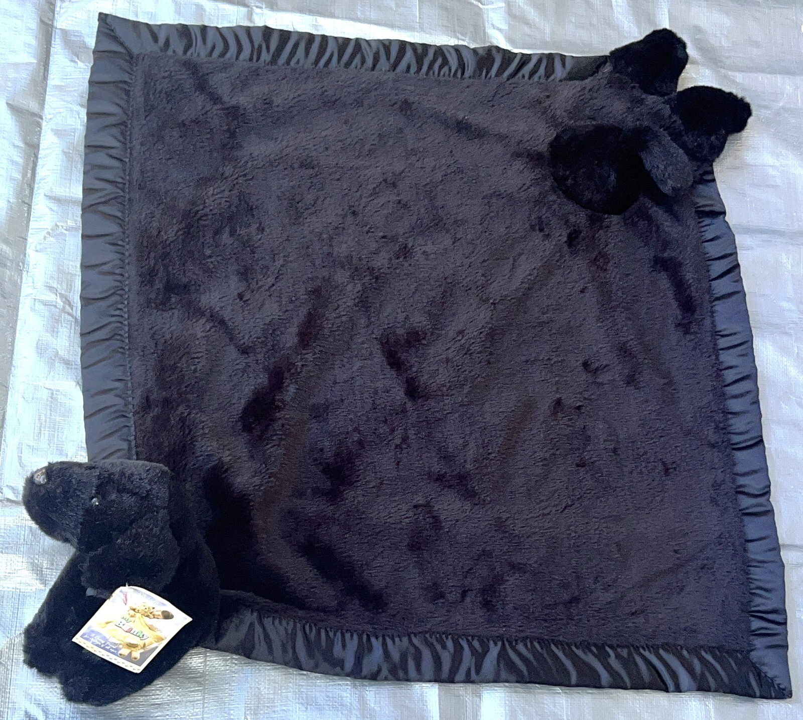 My Banky Baby Security Blanket Black Lab Dog Puppy Lovey Plush Summer Labrador