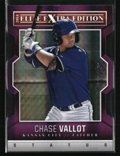 Chase Vallot 2014 Panini Elite Extra Edition Purple #10  Baseball Card /150