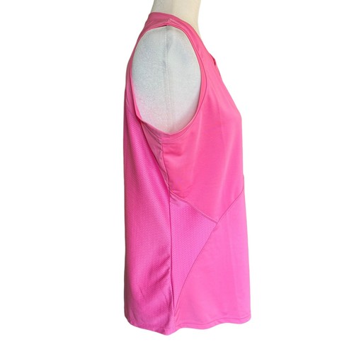 Tail Golf Top Women's Sleeveless V-neck Hot Pink Sz XL Activwear - Picture 5 of 10
