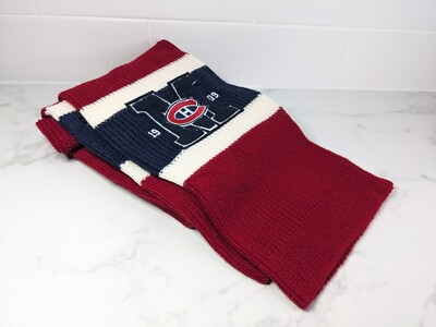 Roots Canada Long Red Winter Scarf Soft Warm Knit Unisex Accessory
