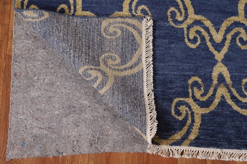 Abstract Modern Art & Craft Hand-knotted Rug 4x8 ft Wool Carpet - Picture 8 of 20