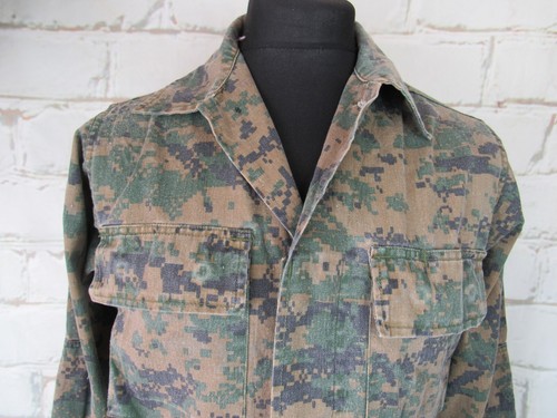 Hunter USMC Style Digital Camouflage Combat shirt Small Regular - Picture 2 of 9