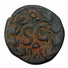 Antoninus Pius Ancient Roman Bronze Coin From Seleucis Pieria Senate Issue