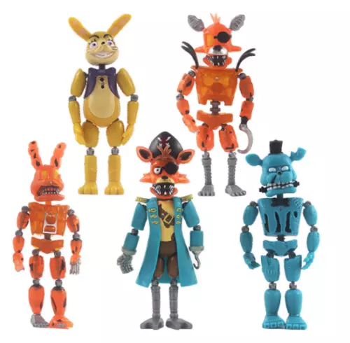 Jilijia Five Nights FNAF Lot de 6 figurines pour cadeaux de Noël