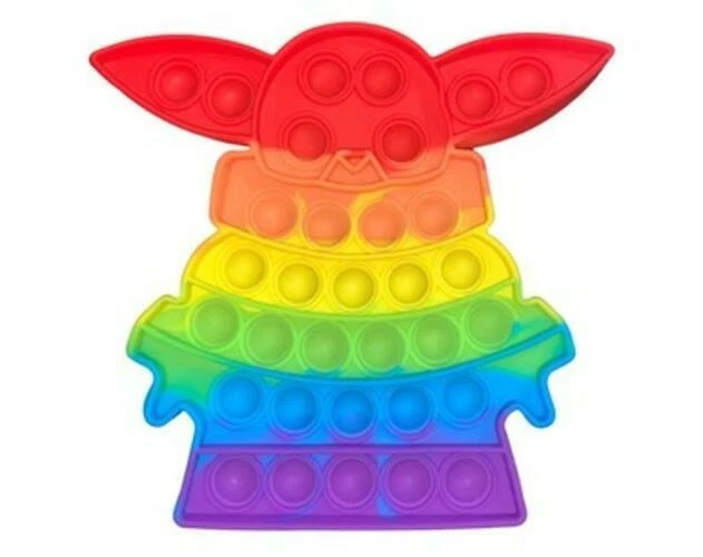 Juguete sensorial Fidget Popper, arco iris Foto 3 de 3