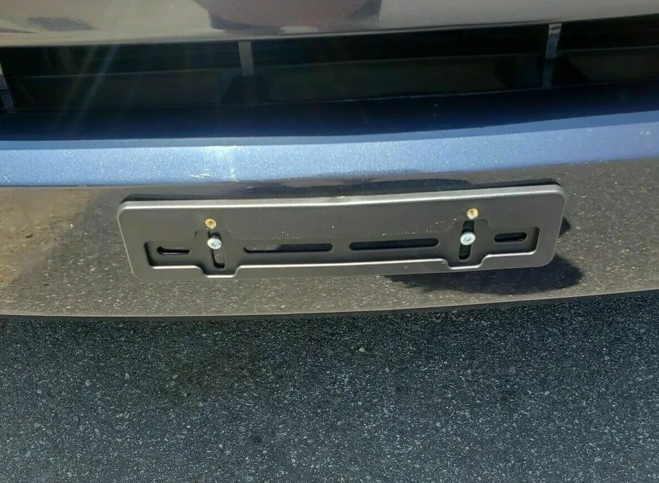 Soporte de parachoques adaptador de montaje para placa de matrícula frontal para Mitsubishi FUSO Foto 3 de 4