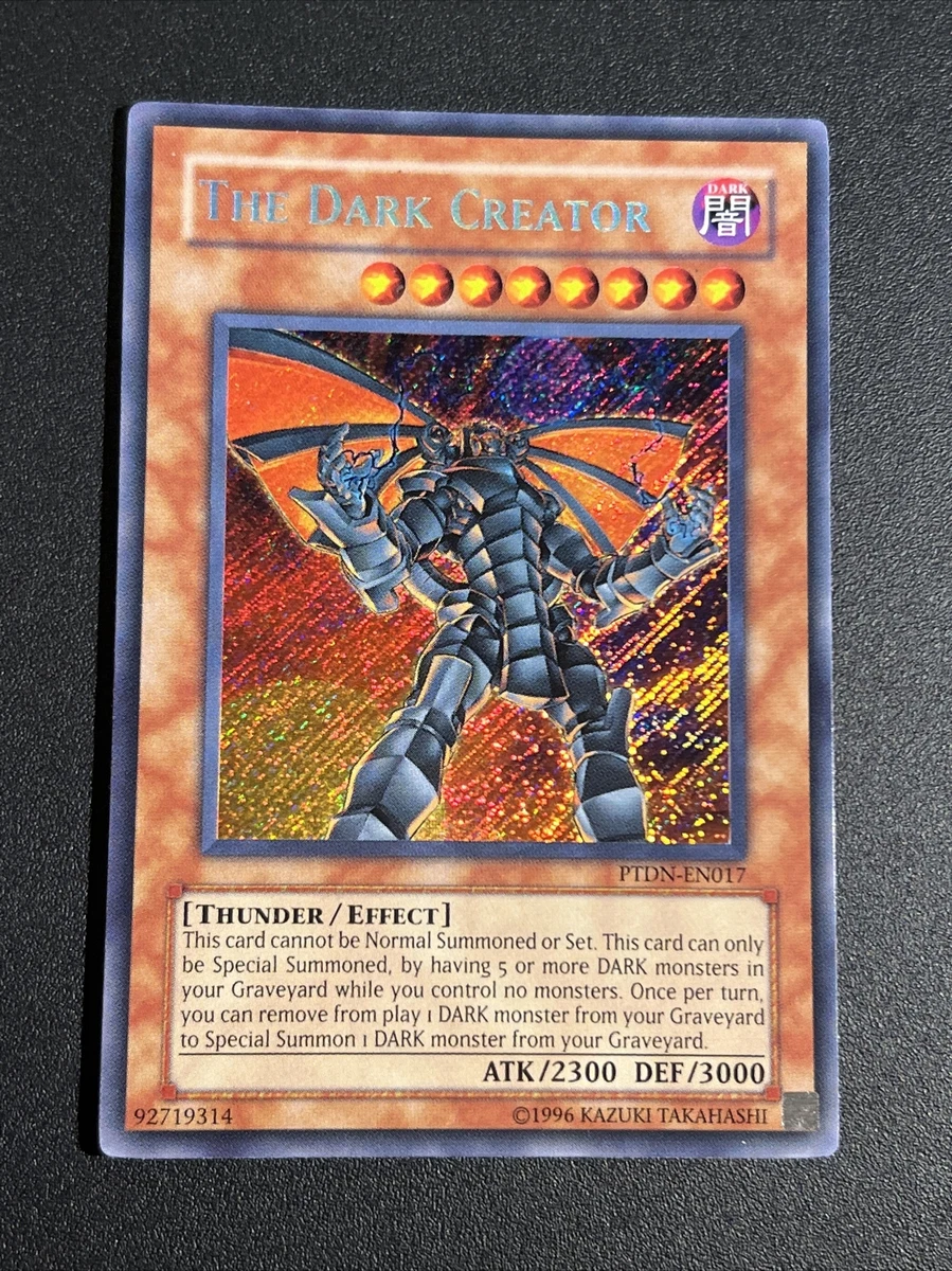 Yu Gi Oh The Dark Creator ptdn-en017 Secret Rare Eng near Mint