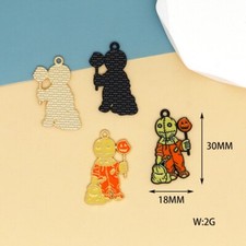 new Halloween Charm bracelet necklace Pendants DIY Jewelry Making 40Pcs