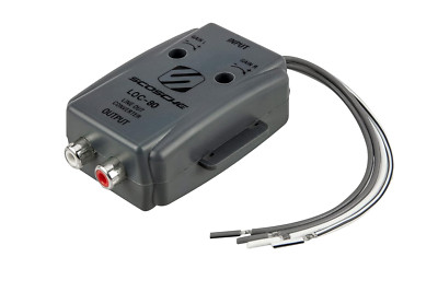 Scosche LOC80 Line Output Converter - 2 Channel High/Low RCA Converter Car Audio