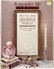 1992 Needles Work Remeber Me Sampler Counted Cross Stitch Pattern Vintage 15865