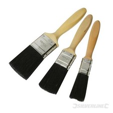 Image of Premium Brush Set 3pce, For Oil, Acrylic & Waterbased Paints. - 868557