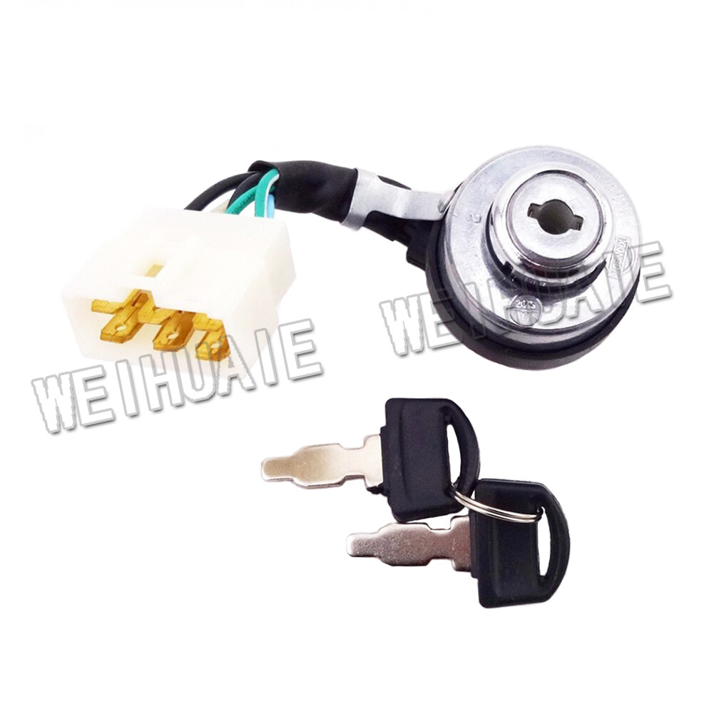 Interruttore Di Accensione Con Chiave Per 2.5 – 6.5 KW Gas Generatore 188 F Starter, 6 Fili Di Accensione Serratura A Cilindro Con Chiave - Foto 3