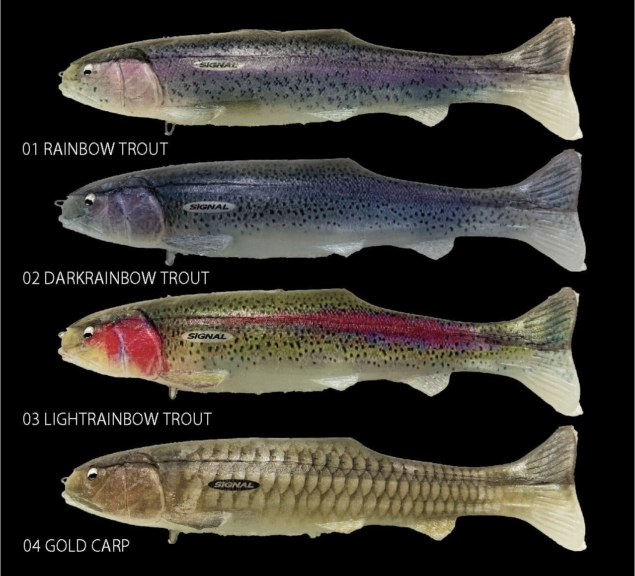 Signal Ultra Carp Version 2 Right Rainbow swimbait Japan fishing lure HTF rare - Image 3