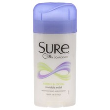 Sure Fresh  Cool Invisible Solid Anti-Perspirant Deodorant - 2.6 Oz New In Box