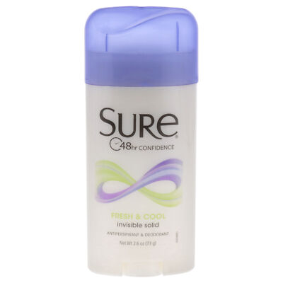 Sure Fresh & Cool Invisible Solid Anti-Perspirant Deodorant - 2.6 Oz New In Box