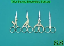 4 PCS Tailor Sewing Embroidery Scissors Variety Pack BRAND NEW