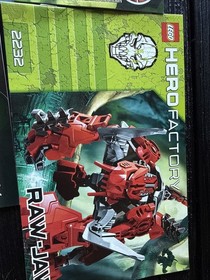 6 LEGO HERO FACTORY BOOKS **INSTRUCTION MANUAL ONLY**.  2232, 7156, 7147, 7148