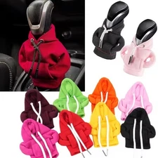 Car Gear Shift Cover Mini Hoodie Gear Shift Cover for Car Shifter Interior Trim