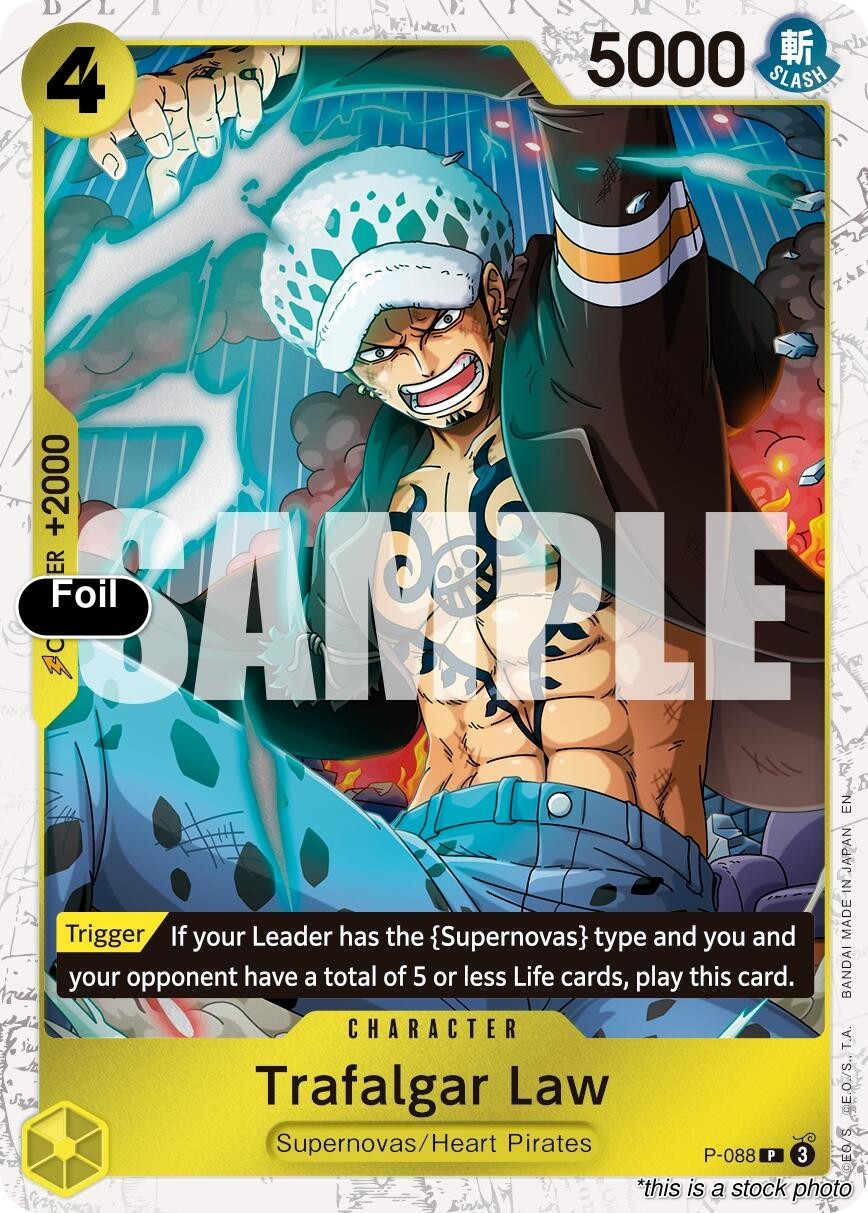 Trafalgar Law (Pirate Foil) [PRB-02 - P-088] - LP [Foil] TCG One Piece