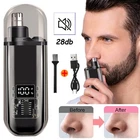 Water Resistant 360° Nose Eyebrow Trimmer Ear Hair Remover Beard Shaving Clipper