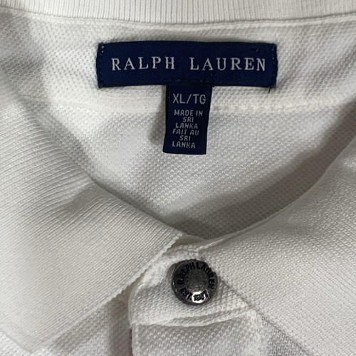 Polo Ralph Lauren uomo etichetta = misura XL = S rosso pony bianco manica corta - Foto 3 di 7
