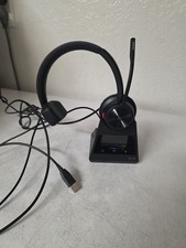 Plantronics Poly Savi 7300 Series Wireless Headset 7310 with Base, Power Adapter