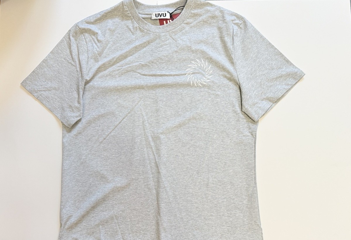 UVU Training Club Reflective Graphic T-Shirt Double Sided Grey