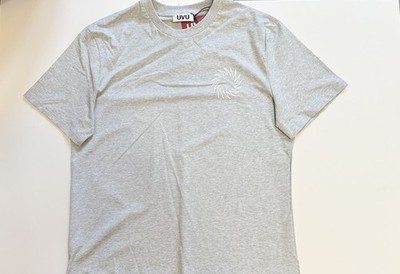 トップス uvu training club t-shirt UVU Training Club Reflective Graphic T-Shirt Double Sided Grey