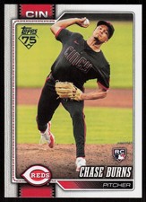 2026 Topps Series 1 Celebration Chase Burns RC #312 Cincinnati Reds
