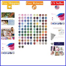 113-Color Diamond Painting Beads Kit, 22,600 Pieces, Round Drills, Art Access...