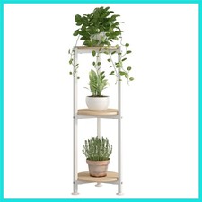 Plant Stand Indoor Corner Tall 3 Tier Metal Modern Flower Storage Plant Shelf...